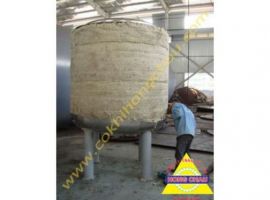 Workers are carrying out insulation