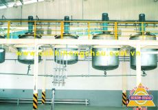 Cấu tạo bồn khuấy trộn hóa chất