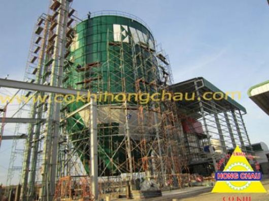 Construction process of Silo containing rice husks - 364 tons