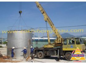 Install cylindrical tanks and workshops