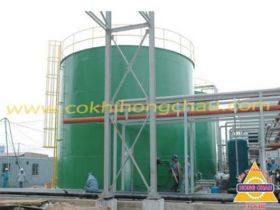 Installation of working tanks and platforms
